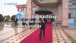 Erdoğan Dağlık Karabağ’ı görüşmek için Azerbaycan’da
