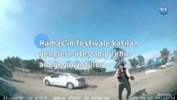 Hamas’ın festivale katılan gençlere ateş açıp rehin aldığı görüntüler