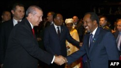 Cumhurbaşkanı Erdoğan-Somali Cumhurbaşkanı Hasan Şeyh Mahmud- 23 Nisan 2015 (ARŞİV)