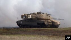 İsrail Merkava tankları Gazze saldırılarında kullanılıyor