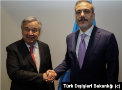 BM Genel Sekreteri Guterres ve Dışişleri Bakanı Fidan