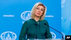 Rusya Dışişleri Bakanlığı Sözcüsü Maria Zakharova 