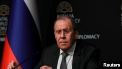 (ARŞİV) 10 Mart 2022 - Rusya Dışişleri Bakanı SErgey Lavrov Antalya'da konuşuyor