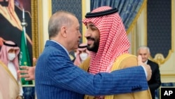 Cumhurbaşkanı Recep Tayyip Erdoğan ve Suudi Veliaht Prens Muhammed bin Selman