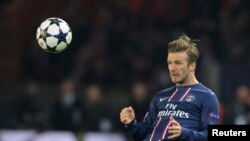 David Beckham trên sân cỏ