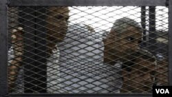 Các án tù 7 năm đối với ông Peter Greste, người Úc, ông Mohamed Fahmy, người Canada, và ông Baher Mohamed, người Ai Cập, đã gặp phải sự chỉ trích kịch liệt từ các nhà lãnh đạo và các tổ chức tự do báo chí trên khắp thế giới.