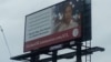 Chân dung Blogger Mẹ Nấm trên bảng billboard của Qũy Nạn nhân Chủ nghĩa Cộng sản ở thành phố St. Louis, Missouri. Photo Facebook Nguyễn Ngọc Như Quỳnh.