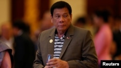 Tổng thống Philippines Rodrigo Duterte.