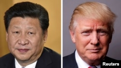 Cuộc gặp với Chủ tịch Trung Quốc Tập Cận Bình (trái) của Tổng thống Mỹ Donald Trump (phải) được nhận định là thử thách lớn nhất của ông Trump.