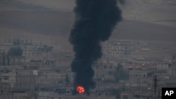 Các cuộc không kích ở Kobani, Syria - Chủ nhật 19/10/2014