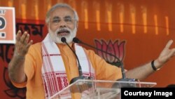 Lãnh tụ đối lập Ấn Ðộ Narendra Modi.