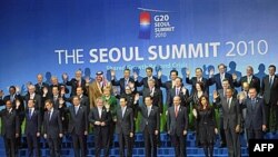 Các nhà lãnh đạo dự hội nghị G 20 tại thủ đô Seoul, Nam Triều Tiên