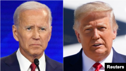 Cựu phó Tổng thống Joe Biden và Tổng thống Donald Trump.