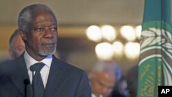 Cựu Tổng thư ký Liên hiệp quốc Kofi Annan, người mới được chỉ định làm đặc sứ Liên hiệp quốc và Liên đoàn Ả Rập về Syria