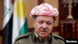 Lãnh đạo người Kurd Massoud Barzani.