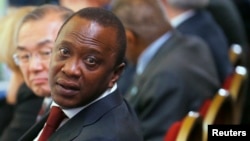 Tổng thống Kenya Uhuru Kenyatta.