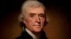 Chân dung chính thức Tổng thống Thomas Jefferson treo trong toà Bạch Ốc. Sơn dầu Rembrandt Peale, 1805.