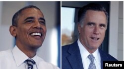 Hai ứng cử viên tổng thống Mỹ Barack Obama và Mitt Romney