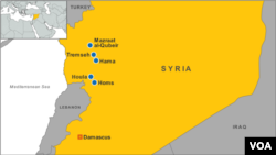 Tremseh, Syria map