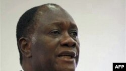 Ông Alassane Ouattara, người thắng cử được quốc tế công nhận trong cuộc bầu cử Tổng thống tháng 11 năm ngoái