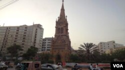 Karachi's historical monument "Merewether Tower"