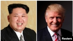 Lãnh tụ Triều Tiên Kim Jong Un và Tổng thống Mỹ Donald Trump