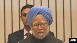 Thủ tướng Ấn Manmohan Singh đọc diễn văn tại hội nghị về phát triển bền vững, ở thủ đô New Delhi hôm 5 tháng 2, năm 2010