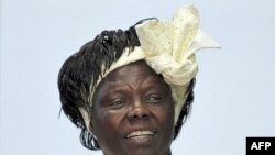 Bà Wangari Maathai là phụ nữ Phi Châu đầu tiên được trao Giải Nobel Hòa Bình