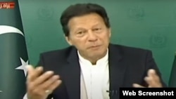 عمران خان دا څرګندونې په اسلام آباد کې په یوې غونډې کې وکړلې 