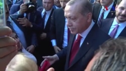 Erdoğan Washington'da Kendisine Sevgi Gösterisinde Bulunanlarla Biraraya Geldi