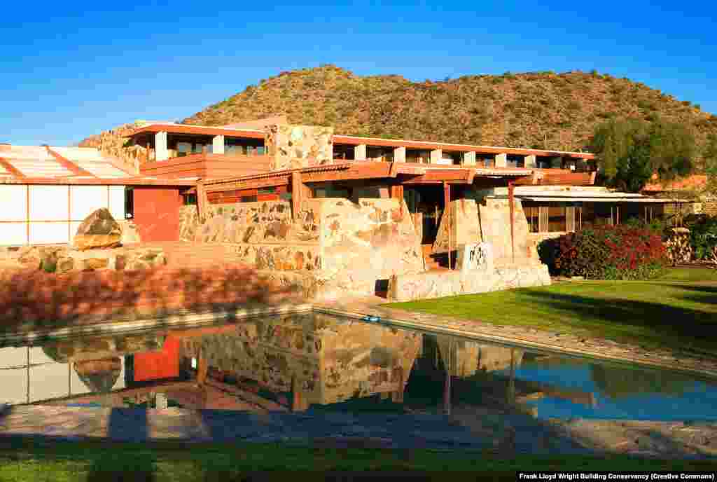 Taliesin West, Scottsdale, Arizona, building began in 1938.