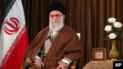 ایران کے سپریم لیڈر خامنہ ای، فائل فوٹو