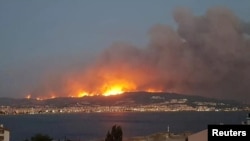 Çanakkale'deki yangın 20 saattir devam ediyor