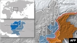 Bản đồ khu vực biên giới giữa Afghanistan và Pakistan