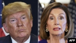 Tổng thống Donald Trump và Chủ tịch Hạ viện Nancy Pelosi.