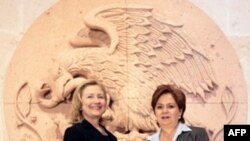 Ngoại trưởng Hoa Kỳ Clinton và Bộ trưởng Ngoại giao Mexico Espinosa ở Guanajuato, 24/1/2011