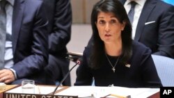 Đại sứ Mỹ tại LHQ Nikki Haley hôm 4/9 nói rằng Bắc Hàn "đã tát vào mặt tất cả mọi người".