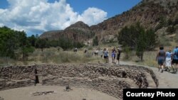 Công viên núi đá Bandelier, Los Alamos (ảnh Bùi Văn Phú)