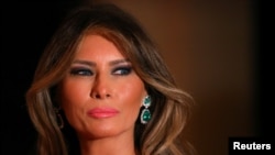 Đệ nhất phu nhân Mỹ Melania Trump tham dự lễ trao giải.