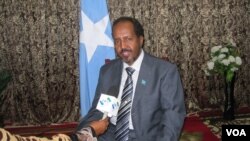 Tổng thống Hassan Sheikh Mohamud của Somalia 