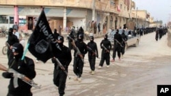 Thành viên của nhóm ISIS, nhóm Hồi giáo cực đoan có liên quan với al-Qaida 