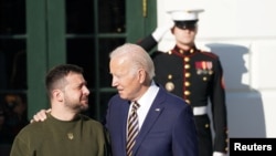 Başkan Biden ve Ukrayna Cumhurbaşkanı Zelenski Beyaz Saray'da 