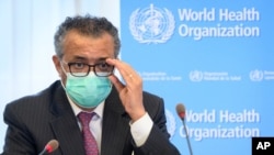 Tổng giám đốcTổ chức Y tế Thế giới (WHO) Tedros Adhanom Ghebreyesus. 