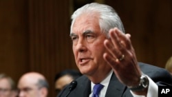 Ảnh tư liệu - Bộ trưởng Ngoại giao Rex Tillerson tại Washington DC ngày 13/06/2017