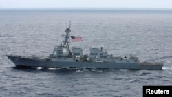 Tàu khu trục USS Chafee của Hoa Kỳ.