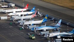 Các máy bay Boeing 737 MAX đang bị cấm bay trên toàn thế giới