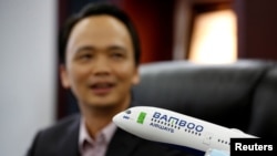 Chủ tịch Bamboo Airways Trịnh Văn Quyết (ảnh tư liệu ngày 19/11/ 2018). 