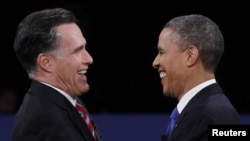 Tổng thống Barrack Obama và Ông Mitt Romney