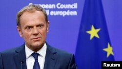 AB Konseyi Başkanı Donald Tusk, Transatlantik bağı zayıflatmak isteyenlere teslim olmamaları gerektiğini söyledi. 