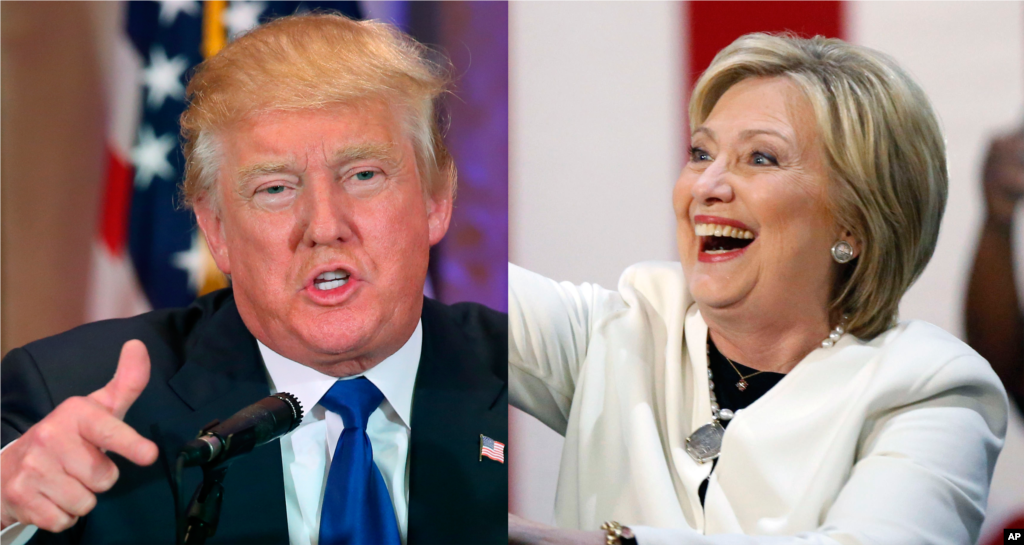 Donald Trump and Hillary Clinton